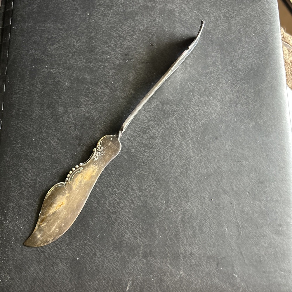 Antique Silverplate Butter Pick | WM Rogers and Son AA Dogwood Flower